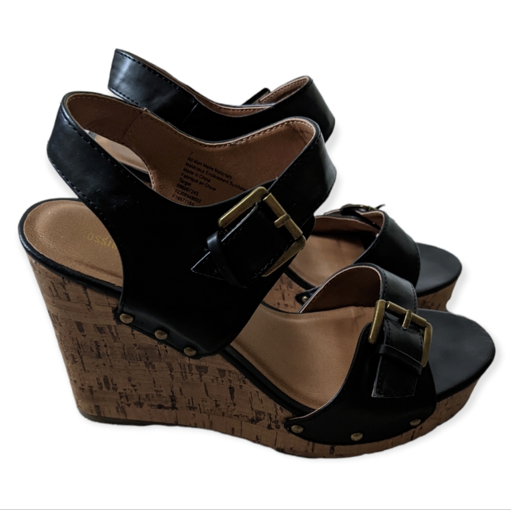 Mossimo Supply Co. Cork Wedge Sandal